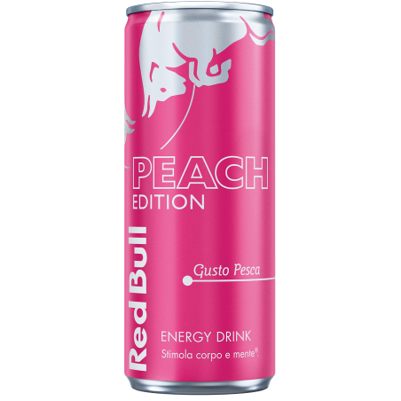 RED BULL PEACH GUSTO PESCA 250 ML 24 pz