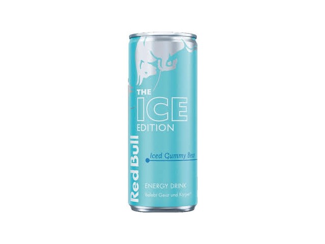 RED BULL ICE EDITION - VANIGLIA SUGARFREE Energy Drink 250 ml, confezione da 24 pezzi
