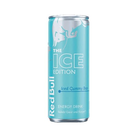 RED BULL ICE EDITION - VANIGLIA SUGARFREE Energy Drink 250 ml, confezione da 24 pezzi