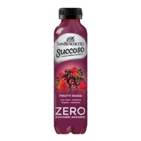 SAN BENEDETTO SUCCOSO  ZERO FRUTTI ROSSI   40 CL PET  12 pz
