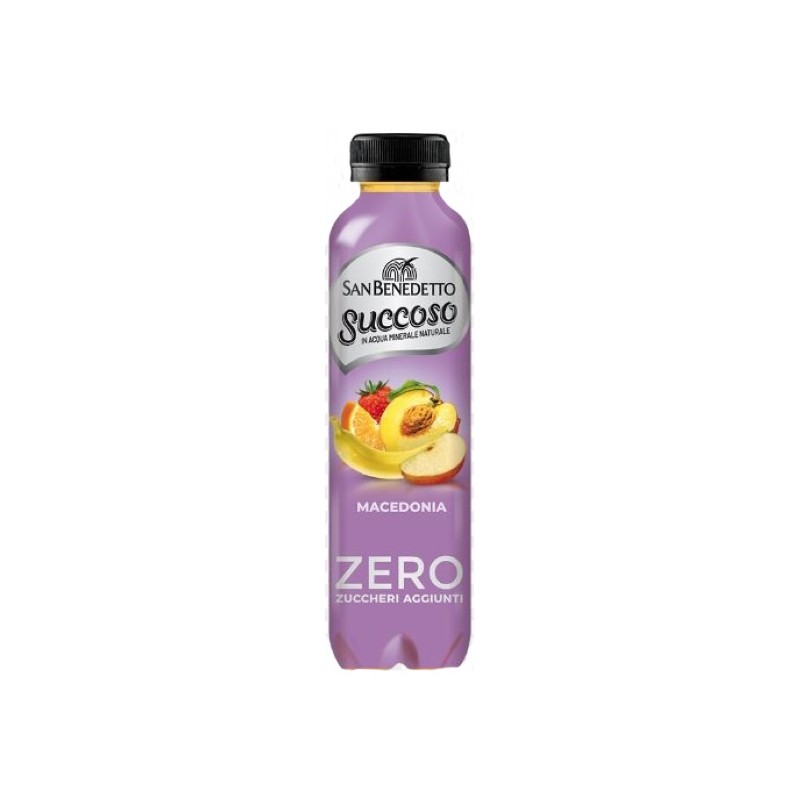 SAN BENEDETTO SUCCOSO ZERO - MACEDONIA 40 CL PET 12 pz SAN BENEDETTO SUCCOSO ZERO - MACEDONIA 40 CL PET 12 pz