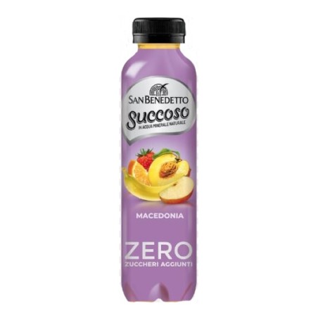 SAN BENEDETTO SUCCOSO  ZERO -  MACEDONIA    40 CL PET  12 pz