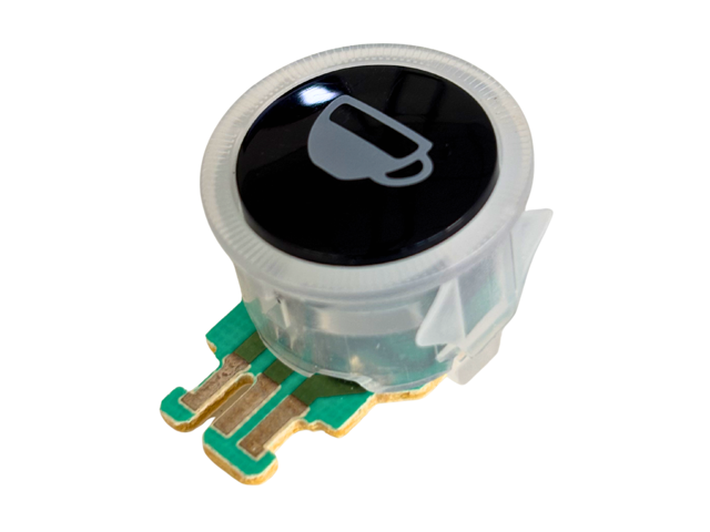 PULSANTE LED BIANCO EROGAZIONE CAFFÈ CORTO | SR.000.068.019