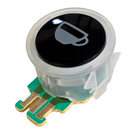PULSANTE LED BIANCO EROGAZIONE CAFFÈ CORTO | SR.000.068.019