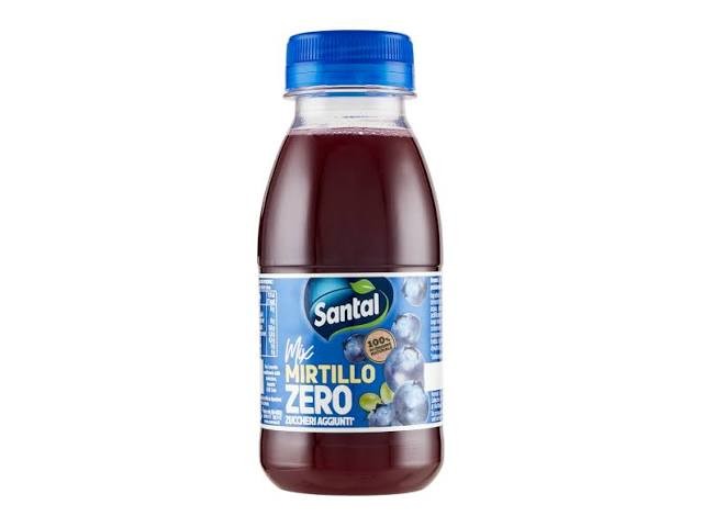 MIRTILLO zero zuccheri Santal PET 250, cartone da 6 pz