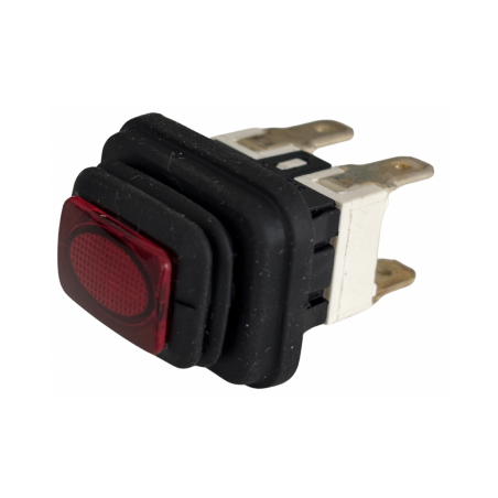 INTERRUTTORE SPIA BIPOLARE ROSSO FROG DIDIESSE DDSFR003