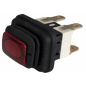 INTERRUTTORE SPIA BIPOLARE ROSSO FROG DIDIESSE DDSFR003