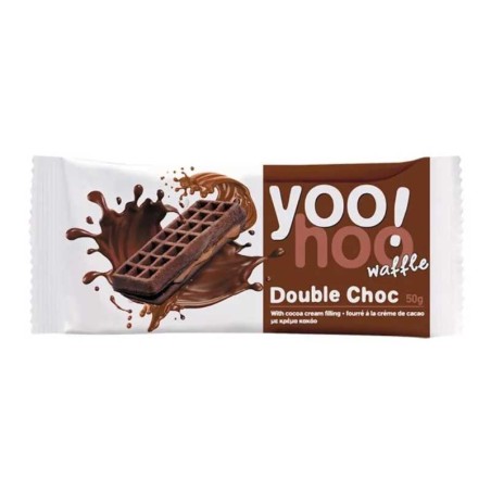 WAFFLE double chocolate YooHoo!  50 gr, confezione 12 pz