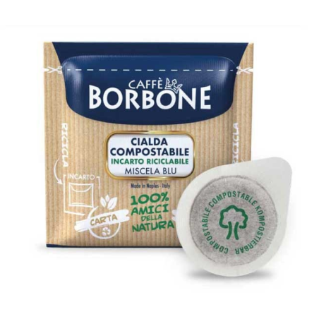 CIALDA 44 BLU Caffè Borbone , 150 pezzi