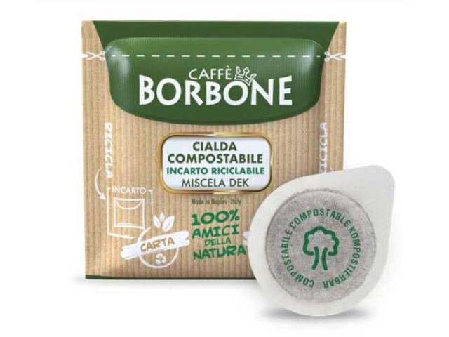 CIALDA 44 VERDE DEK Caffè Borbone, 50 pezzi