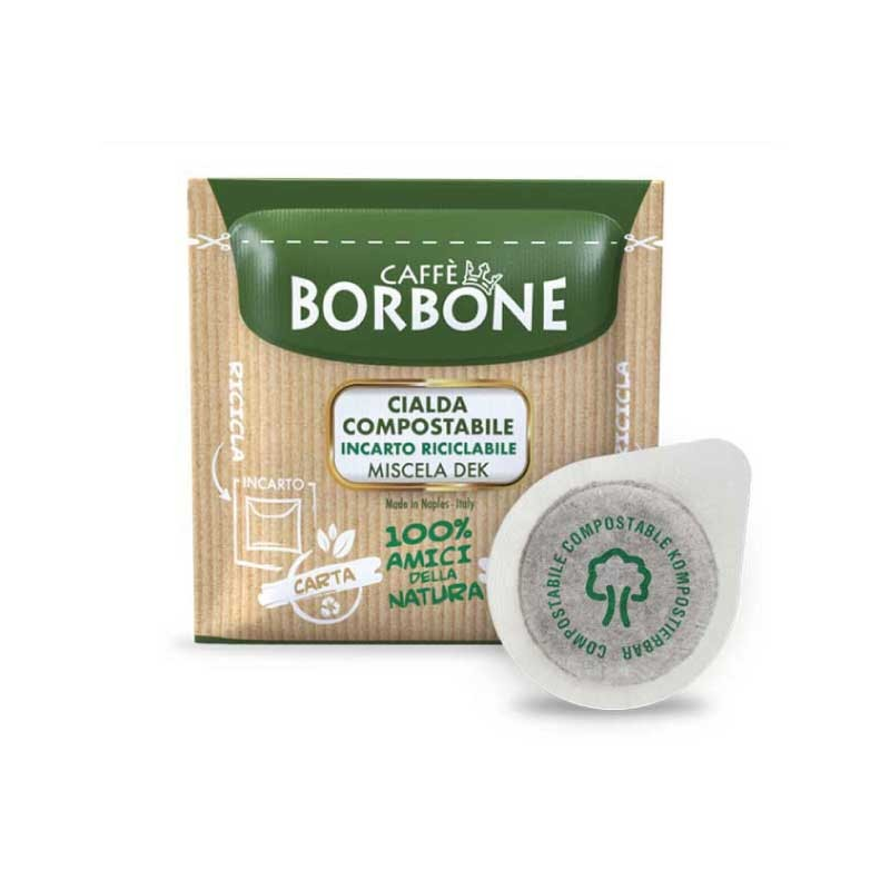 CIALDA 44 VERDE DEK Caffè Borbone, 50 pezzi CIALDA 44 VERDE DEK Caffè Borbone, 50 pezzi