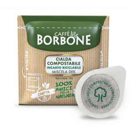 CIALDA 44 VERDE DEK Caffè Borbone, 50 pezzi