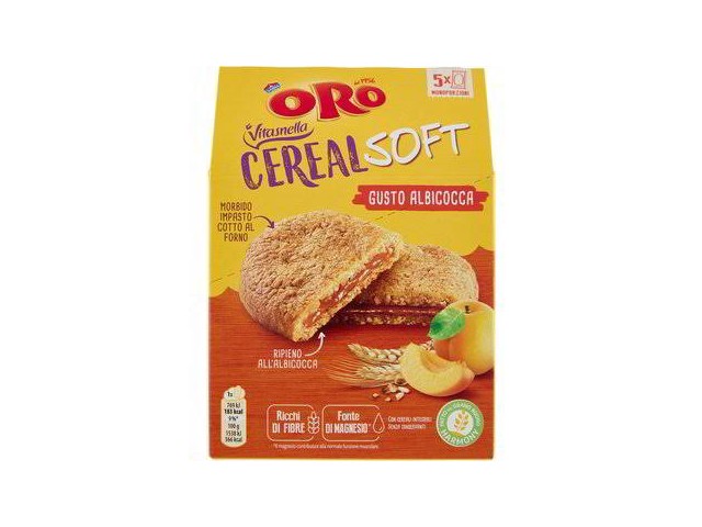 CEREAL SOFT VITASNELLA  ALBICOCCA 5 porzioni da 50 gr
