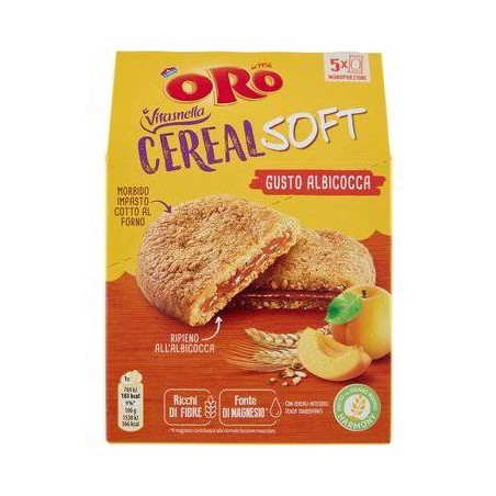 CEREAL SOFT VITASNELLA  ALBICOCCA 5 porzioni da 50 gr