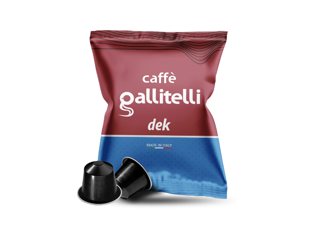 DEK nespresso Gallitelli Caffè - 100 pz