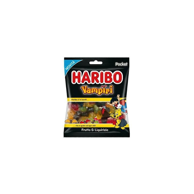 Haribo VAMPIRI 80 gr gommose, 30 pz a cartone