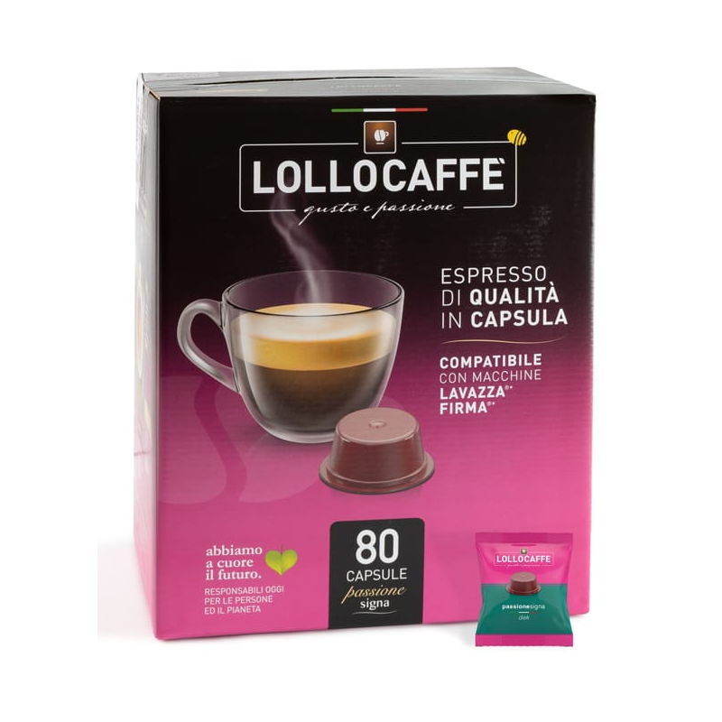DEK Firma compatibili caffè Lollo, 80 pz