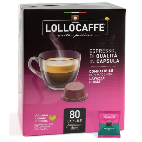 DEK Firma compatibili caffè Lollo, 80 pz